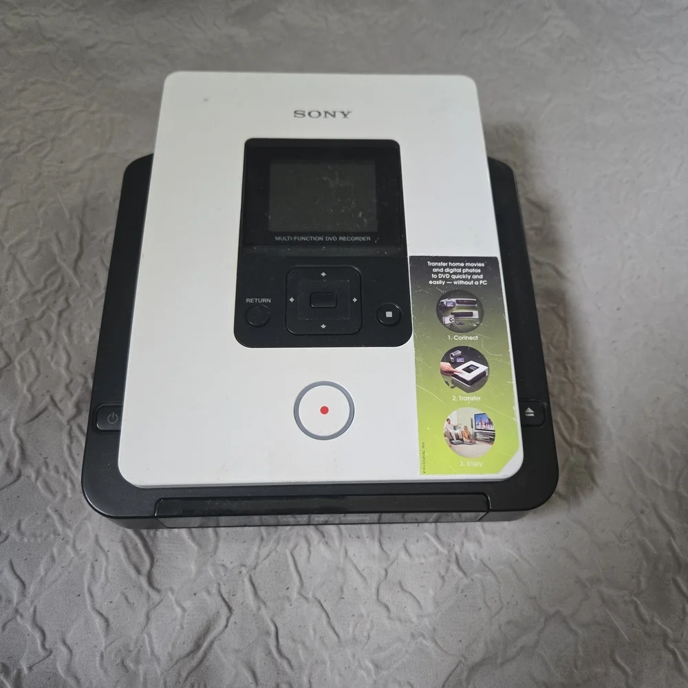 Sony White and Black Multi-Function Disc Recorder 288 No Cable.